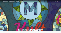 Desktop Screenshot of museumsnacht-halle-leipzig.de